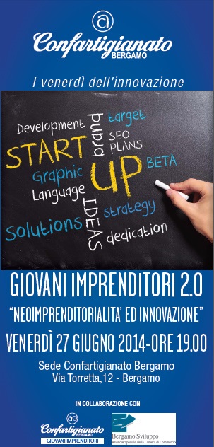 Immagine Confartigianato Bergamo ha organizzato un convegno sulle Start-up: c'era anche Fermo!Point